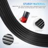 HOMOCONO Portable PVC Threshold Slope 1 Meter Long, Soft Black Non-Slip Floor Transition Strip for Wheelchair, Driveway, and Robot Vacuum Cleaner Entry Aid view 3