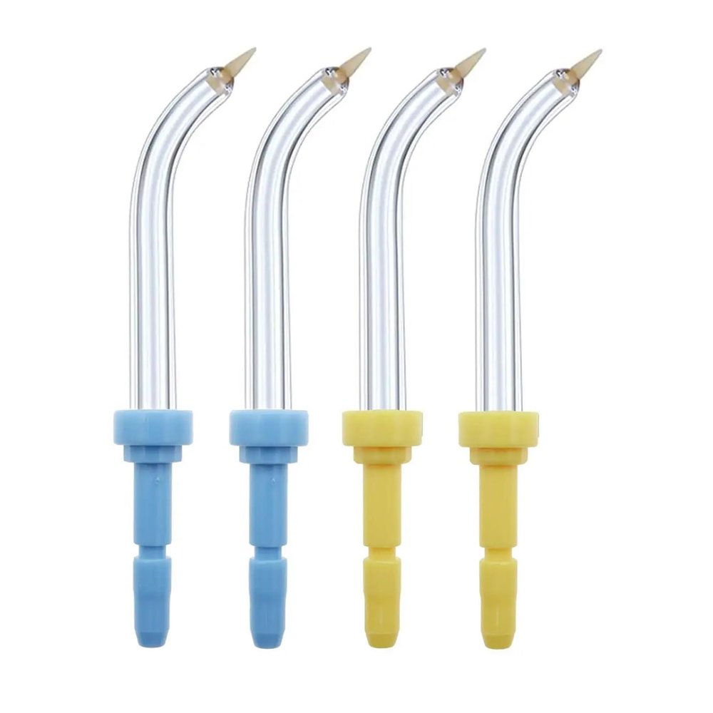 4pcs Sprinkler Oral Hygiene Accessories Pocket Replacement TipsCompatible For Water PikWP-100 WP-450 WP-250 WP-300 WP-660 WP-900,Nozzles