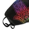 MZERSE Breathable Adjustable Balaclava Face Mask Illuminati Fatima Hamsa All Seeing Eye, Unisex Reusable Washable Soft Fabric Dustproof Mouth Cover Scarf for Outdoor Sports view 2