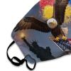 MZERSE Adult Breathable Balaclava Mouth Scarf Statue of Liberty America Flag Eagle, Adjustable Ear Loops Reusable Washable Cloth Face Mask for Cycling Hiking and Picnic view 2