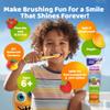 GuruNanda Kids Toothpaste with 2% Hydroxyapatite & 25% Xylitol, Fluoride-Free, Strawberry Mango Flavor, Safe if Swallowed, Gentle Formula for Young Teeth & Gums, 4.2 oz view 2