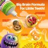 GuruNanda Kids Toothpaste with 2% Hydroxyapatite & 25% Xylitol, Fluoride-Free, Strawberry Mango Flavor, Safe if Swallowed, Gentle Formula for Young Teeth & Gums, 4.2 oz view 4