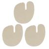 DRESSOOS 3 Pairs Leather Forefoot Pads for Thong Sandals, Nonskid Ball of Foot Cushions Toe Protector Inserts, Self-Adhesive Metatarsal Pads for Womens Sandals and Flip-Flops view 1