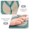 DRESSOOS 3 Pairs Leather Forefoot Pads for Thong Sandals, Nonskid Ball of Foot Cushions Toe Protector Inserts, Self-Adhesive Metatarsal Pads for Womens Sandals and Flip-Flops view 2