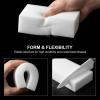 100 Pack Melamine Sponge, Multi-Surface White Erasers for Household Messes, Long Lasting Eraser Sponges for Cleaning Walls, Baseboards and Tiles, Multi-Functional Cleaning Tool view 4