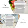 ABOOFAN Plastic Bucket with Handle and Lid Reusable 3L Storage Container view 3