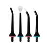 4Pcs Water Flosser Replacement TipsCompatible For MornwellF18/D52/F27/F09/F22/F23/F29/F32 Water Flosser Oral Irrigator,Nozzles(4black MIXED) view 1
