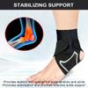 1 Pair Ankle Brace for Sprained Ankle, Achilles Tendonitis Brace Ankle Wrap for Men & Women Ankle Compression Sleeve, Plantar Fasciitis Relief Achilles Tendonitis Wrap, Tobillera Para Esguince de Tobillo (Small) view 2