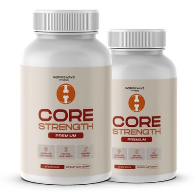 Core Strength Capsules, CoreStrength Premium Quality Supplement Joint Vitamins Support with Advanced Maximum Strength & Wellness Formula for Overall Health (120 Capsules)