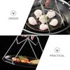 ABOOFAN 3pcs Stainless Steel Anti-scald Plate Clips Set, Portable Non-slip Dish and Bowl Grippers for Hot Pots and Microwave Use in Kitchen view 3