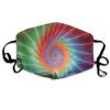 MZERSE Outdoor Sports Balaclava Face Mask Spiral Psychedelic Tie Dye Rainbow, Adjustable Ear Loops Reusable Breathable Washable Dustproof Cloth Mouth Scarf for Men Women view 1