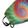 MZERSE Outdoor Sports Balaclava Face Mask Spiral Psychedelic Tie Dye Rainbow, Adjustable Ear Loops Reusable Breathable Washable Dustproof Cloth Mouth Scarf for Men Women view 2