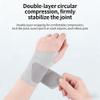 RNOSOPN 2026 New Adjustable Wrist Wrap Support, Elastic Compression Wrap with Thumb Loop, Secure Hook and Loop Closure, One Size, for Sports Gym, Daily Use (Gray) view 4