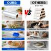 12" x 2300 SqFt Plastic Wrap with Slide Cutter, Commercial Size Cling Wrap for Kitchen, Extra-Long Roll with Built-in Roller, Heavy Duty Plastic Food Wrap for Home or Restaurant BPA Free view 2