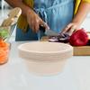 PATKAW 20pcs Disposable Paper Bowls 330ml Multi-function Portable Food Bowls Biodegradable Household Salad for Outdoor Bbq and Picnic Use view 2