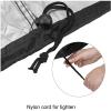 PGFDXDBNM Wheelchair Cover for EZ Lite Cruiser Deluxe Slim SX12, Watertight Heavy Duty Electric & Power Wheelchair Cover Outdoor Storage All Weather Rain Dirt Protection,Black view 3