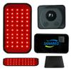 Red Light Therapy Belt, 2 in 1 LED Bead Infrared Light Therapy for Body, Wearable Wrap with Timer for Back Shoulder 660nm&850nm Infrared Light Device Home UseDark Black view 1