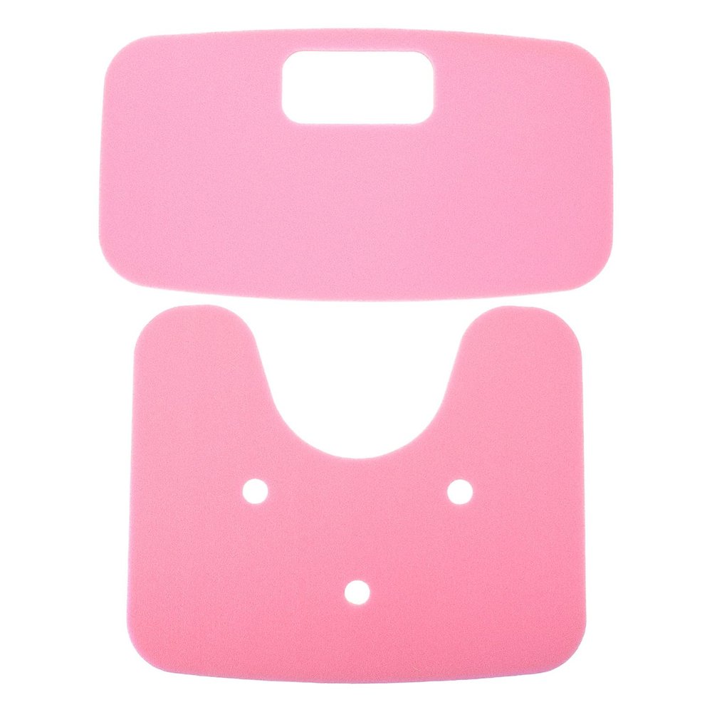 WRITWAA Bath Bench Cushion Cover: 2 Pcs Non-Slip Xpe Foam - Bathroom Shower Chair Cushion & Shower Stool Seat Mat - Bath Chair Mat for Seniors - Waterproof Easy-Clean