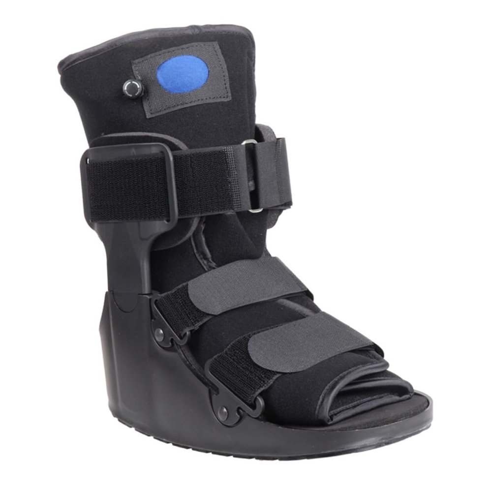 HOOWIFFY Ankle Fixed Shoe with Inflatable Cushion Low-cut Walking Boot for Sprained Ankle and Foot Support Brace Stabilizer for Post- Adults