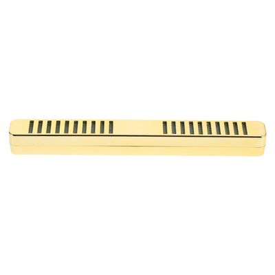 LALADEFIEE Travel Cigar Humidifier Holder for Humidor Portable Mini Cigar Humidification Device with Moisture Retention Gold Compact Humidifier for Humidity Management and Travel Use