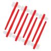iplusmile 8pcs Dual Head Denture Toothbrushes Double Sided Retainer Brushes for False Teeth Cleaning Portable Oral Care Brush Set for Travel and Home Use view 1