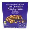 Dark Chocolate Pistachio Pecan Nut Bars Made with Pistachio, Peanuts and Pecans, 5g Protein Per Serving 7oz/200g - (Pack of 1) view 3