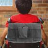 Abaodam Rollator Storage Bag Hanging Walker Organizer Portable Wheel Walker Pouch Black for Mobility Aid Travel and Daily Use view 4