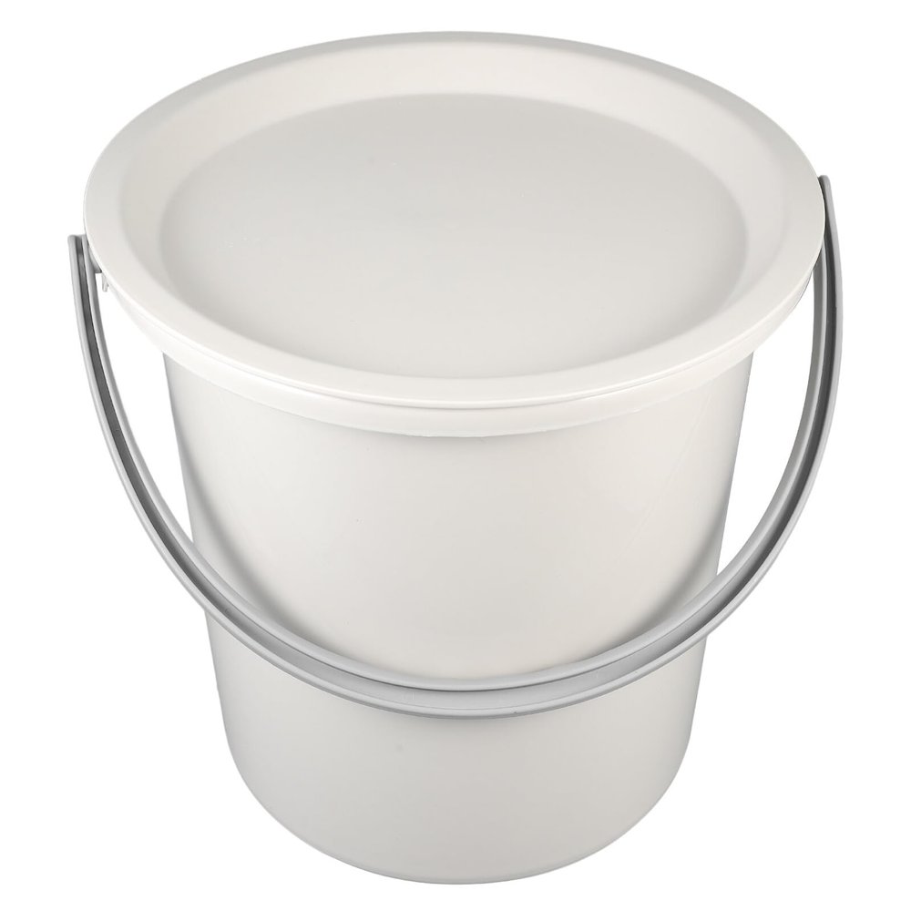 DECHOUS Portable Plastic Water Bucket with Lid 18l Medium Sturdy Storage Bucket for Household Cleaning, Laundry, and Water Storage