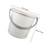 DECHOUS Portable Plastic Water Bucket with Lid 18l Medium Sturdy Storage Bucket for Household Cleaning, Laundry, and Water Storage view 2