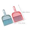 COOPHYA Mini Broom and Dustpan Set, 2pcs Small Desktop Cleaning Brushes with Compact Dustpan, Portable Multi-Function Small Broom Kit for Home and Office Table Cleanup (Blue + Pink) view 2