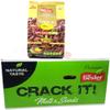 Besler Crack It! hot chili & lime seasoned roasted sunflower seeds, taco XXL, 9-ounce bags in box (case of 16) view 2