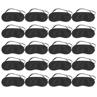 DIYEAH 35pcs Disposable Sleep Masks Blackout Eye Cover with Elastic Straps for Travel Nap and Night Sleep Protection Suitable for Men Women