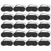 DIYEAH 35pcs Disposable Sleep Masks Blackout Eye Cover with Elastic Straps for Travel Nap and Night Sleep Protection Suitable for Men Women view 1