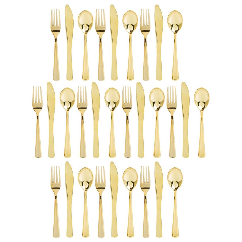 Disposable Plastic Party Cutlery Set for Banquets