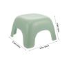 VALICLUD Plastic Step Stool Small Non-Slip Thickened Footstool Lightweight Household Bathroom Seat Green view 2