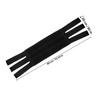 Hemobllo Adjustable Protective Leg Strap for Wheelchairs, Elderly Support Fixed Belt with Elastic Safety Strap, Lightweight Black Lower Leg for Disabled and Patient Mobility Aid view 2