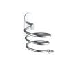 MENGKK Hair Dryer Holder Hair Dryer Holder Wall Mounted Organizer Spiral Stand Rack Aluminum Bathroom Shelf Storage Accessory view 1