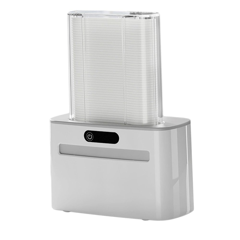 Amagogo Automatic Flosser Dispenser Electic Holder Container Organizer Floss Sticks Holder Floss Case for Party Office Home, Gray
