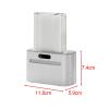 Amagogo Automatic Flosser Dispenser Electic Holder Container Organizer Floss Sticks Holder Floss Case for Party Office Home, Gray view 2