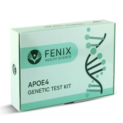 APOE4 Gene Test Kit: At-Home DNA Brain Health & Cognitive Genetic Analysis Easy Cheek Swab Personalized Genetic Insights CLIA-Certified Lab
