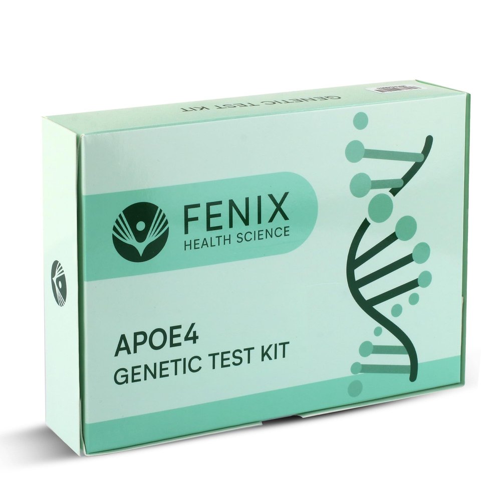 APOE4 Gene Test Kit: At-Home DNA Brain Health & Cognitive Genetic Analysis Easy Cheek Swab Personalized Genetic Insights CLIA-Certified Lab