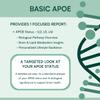 APOE4 Gene Test Kit: At-Home DNA Brain Health & Cognitive Genetic Analysis Easy Cheek Swab Personalized Genetic Insights CLIA-Certified Lab view 2