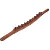 GRADENEVE Massage Stick: Wooden Back Massage Stick Guasha Tool for Muscle Relaxing - Handheld Beaded Roller for Back Neck Body Spa view 1