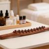 GRADENEVE Massage Stick: Wooden Back Massage Stick Guasha Tool for Muscle Relaxing - Handheld Beaded Roller for Back Neck Body Spa view 4