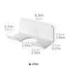 MENGKK Hair Dryer Holder Hair Dryer Holder Rack Organizer Wall Mounted Straightener Storage Bathroom Shelf Accessories view 3
