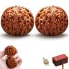1 Pair Wenwan Walnuts Traditional Chinese Fidget Walnuts Hand Massage Walnut for Women Men view 3