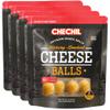 Chechil Hickory-Smoked Artisan Cheese Balls, 4-Pack | Handcrafted High-Protein, Keto-Friendly Cheese Snack | No Preservatives | Individually Wrapped | Party Platter, Travel, Charcuterie view 1