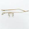 1 Pair Metal Frame Arms Rimless Titanium Alloy Glasses Legs and Nose Bridge Glasses Replacement Temple Eyewear Frame Temple Screws and Screwdriver (Single Hole) view 4