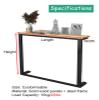 YXXSDP Long Slim Behind Couch Table with Sturdy Structure, Customizable Narrow Entryway Console, Bedside Gap Storage Shelf Easy Assembly(Wooden+White,120x20x90cm) view 2