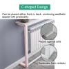 YXXSDP Long Slim Behind Couch Table with Sturdy Structure, Customizable Narrow Entryway Console, Bedside Gap Storage Shelf Easy Assembly(Wooden+White,120x20x90cm) view 4